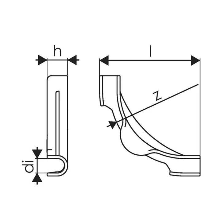 Uponor Multi műanyag csővezető ív 14-18 1135491 Uponor Multi műanyag csővezető ív 14-18 1135491