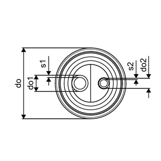 Uponor Ecoflex Aqua Twin 32x4,4-20x2,8/175 PN10 200m 1084886 Uponor Ecoflex Aqua Twin 32x4,4-20x2,8/175 PN10 200m 1084886