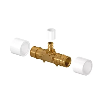 Uponor Q&E  szűkített T-idom Minitec 20x Minitec9,9x Q&E 20 1020524