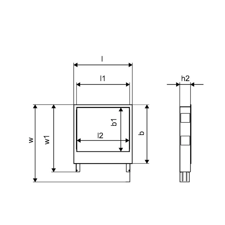Uponor Vario C osztószekrény 1035x649x110mm süllyesztett 1121512 Uponor Vario C osztószekrény 1035x649x110mm süllyesztett 1121512