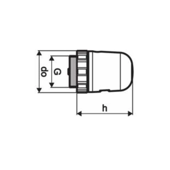 Uponor Vario PLUS Állásszabályzó 230V M30x1,5 KM 1005605 Uponor Vario PLUS Állásszabályzó 230V M30x1,5 KM 1005605