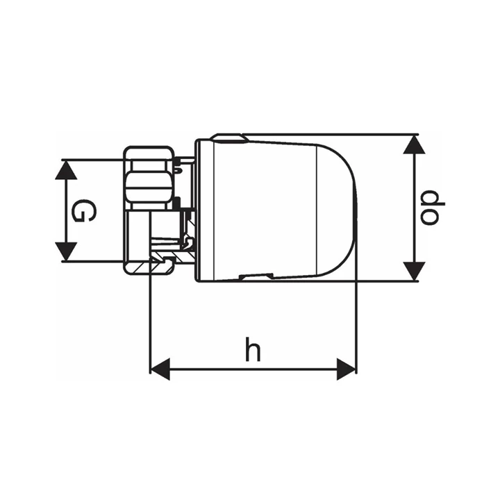 Uponor Vario S állásszabályzó ST 24V M30x1,5 BM 1013008 Uponor Vario S állásszabályzó ST 24V M30x1,5 BM 1013008