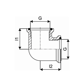 Uponor Wipex könyök 5/4" BM-5/4" BM 1018351