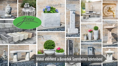 Újdonság a Benedek Szerelvénynél: Jován kézműves kődísztárgyak a kerted ékkövei Újdonság a Benedek Szerelvénynél: Jován kézműves kődísztárgyak a kerted ékkövei