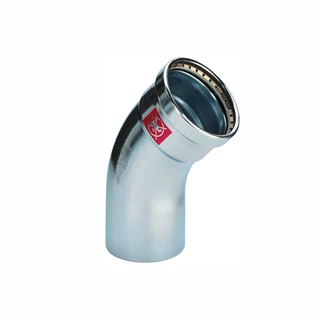 Viega Prestabo XL préselhető horganyzott acél ív idom, 45°, 108 KB VG-597719