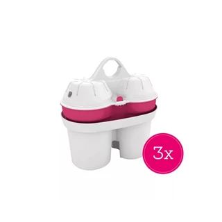 BWT Vida vízszűrő kancsó (2,6 liter pink) manuális szett 3 filterrel 125637740 BWT Vida vízszűrő kancsó (2,6 liter pink) manuális szett 3 filterrel 125637740