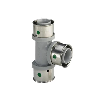 Viega Pexfit Pro préselhető PPSU műanyag szűkített T-idom, 25 - 20 - 25 VG-608972