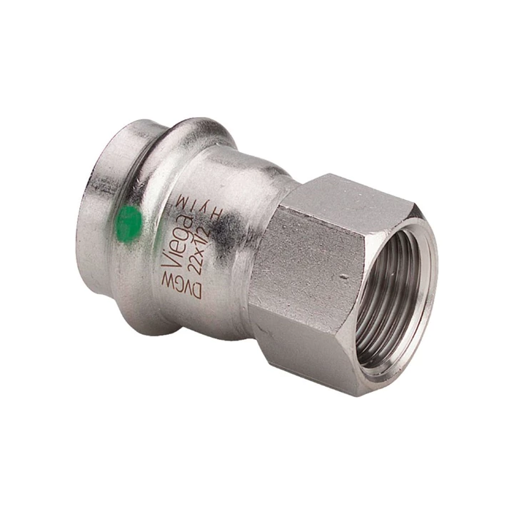 Viega Sanpress Inox átmeneti idom, 18 1/2" VG-436599