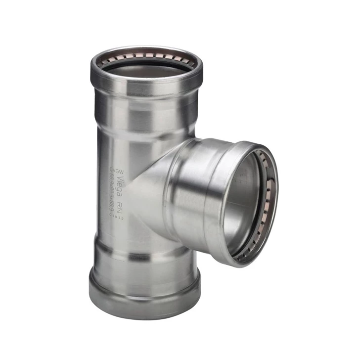 Viega Sanpress Inox XL T-idom 64-22-64 VG-578077 Viega Sanpress Inox XL T-idom 64-22-64 VG-578077