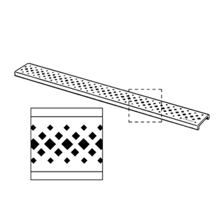 Viega Advantix rács, Visign ER1 75 cm VG-571528