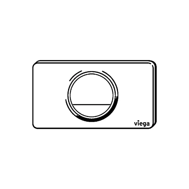 Viega Visign for Style 13 WC nyomólap, fehér-alpin műanyag VG-654498