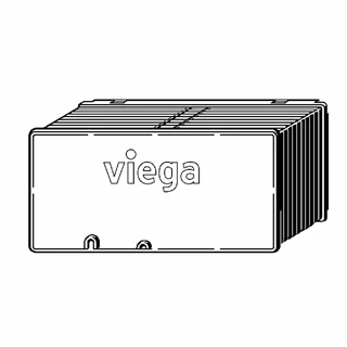 Viega WC tartály védőfedél vakolat alatti öblítőtartályhoz VG-407650