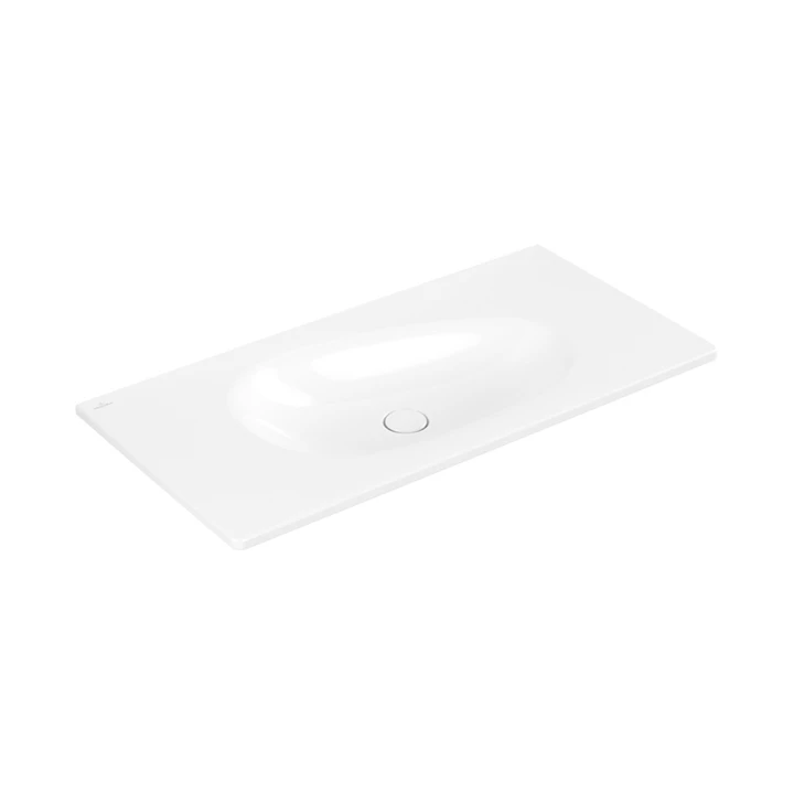 Villeroy and Boch Antao beépíthető mosdó csaplyukfurat nélkül, túlfolyó nélkül 1000 x 500 mm, Fehér Alpin 4A76A3R1
