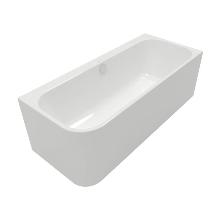 Villeroy and Boch Architectura fal előtt álló fürdőkád, jobb sarokba szereléshez, 1700 x 750 mm, fehér UBA170ARE9CR00V-0 Villeroy and Boch Architectura fal előtt álló fürdőkád, jobb sarokba szereléshez, 1700 x 750 mm, fehér UBA170ARE9CR00V-0
