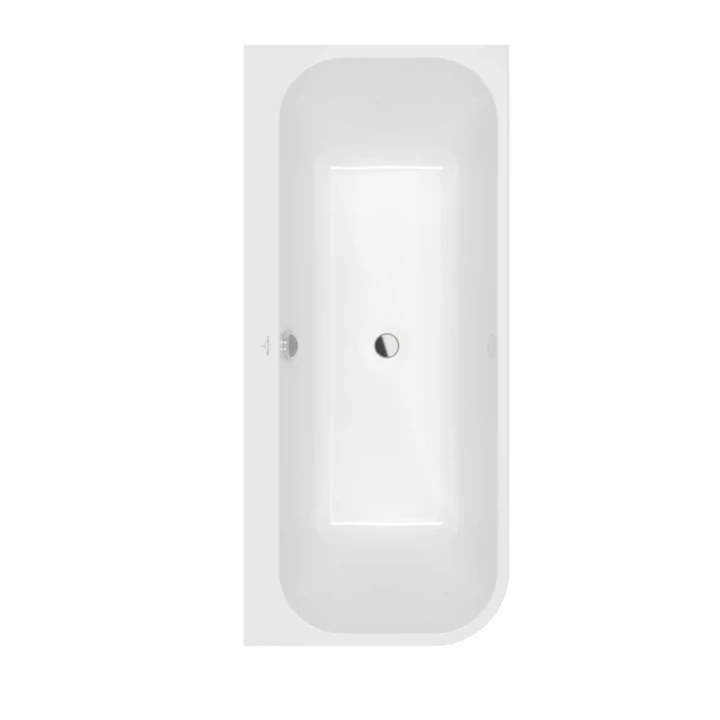 Villeroy and Boch Architectura fal előtt álló fürdőkád, jobb sarokba szereléshez, 1700 x 750 mm, fehér UBA170ARE9CR00V-0 Villeroy and Boch Architectura fal előtt álló fürdőkád, jobb sarokba szereléshez, 1700 x 750 mm, fehér UBA170ARE9CR00V-0