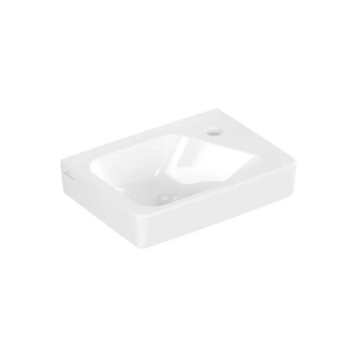 Villeroy and Boch Architectura kézmosó mosdó a bal oldalon, 1csaplyukfurattal, túlfolyóval 360x265 mm, fehér CeramicPlus