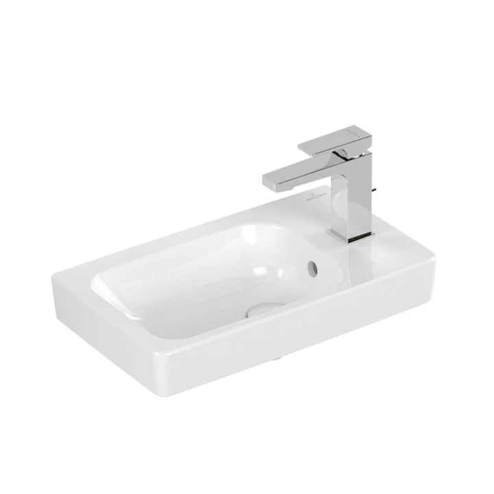 Villeroy and Boch Architectura kézmosó mosdó a bal old, 1furattal, túlfolyóval 480x275 mm, fehér, CeramicPlus 438648R1