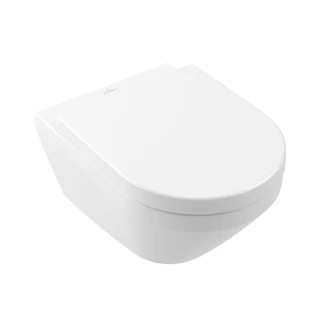Villeroy and Boch Architectura kombipack falra szerelhető, TwistFlush, ovális, ülőkével, Fehér Alpin CeramicPlus 4694CLR Villeroy and Boch Architectura kombipack falra szerelhető, TwistFlush, ovális, ülőkével, Fehér Alpin CeramicPlus 4694CLR