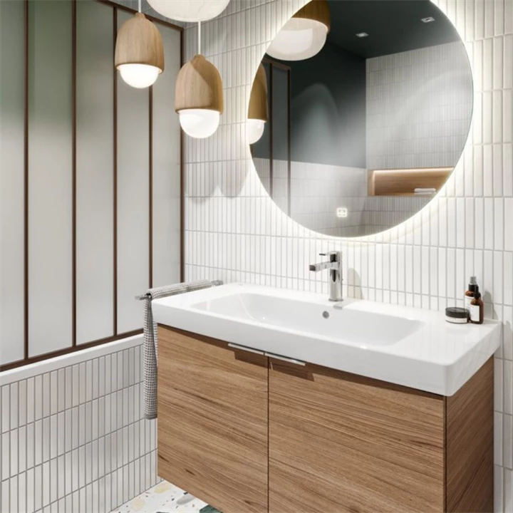 Villeroy and Boch Architectura mosdó középen, négyszög, 3 csaplyukfurattal, túlfolyóval 1000x445 mm, fehér 4A87A501 Villeroy and Boch Architectura mosdó középen, négyszög, 3 csaplyukfurattal, túlfolyóval 1000x445 mm, fehér 4A87A501