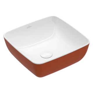 Villeroy and Boch Artis  mosdó - 41x41cm, ráültethető, túlfolyó nélkül - rust/rozsda 417841BCW8