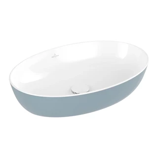 Villeroy and Boch Artis mosdó ovális - 61x41cm, ráültethető, túlfolyó nélkül - frozen/világoskék 419861BCS6 Villeroy and Boch Artis mosdó ovális - 61x41cm, ráültethető, túlfolyó nélkül - frozen/világoskék 419861BCS6