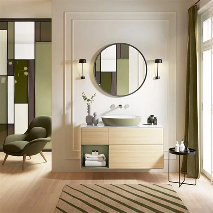 Villeroy and Boch Artis  mosdó ovális - 61x41cm, ráültethető, túlfolyó nélkül - sage green/világoszöld 419861BCS8
