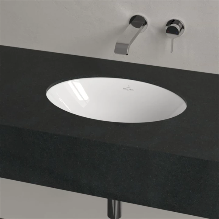 Villeroy and Boch Loop & Friends Alulról beépíthető mosdó 43x29 cm fehér alpin 4A530101 Villeroy and Boch Loop & Friends Alulról beépíthető mosdó 43x29 cm fehér alpin 4A530101