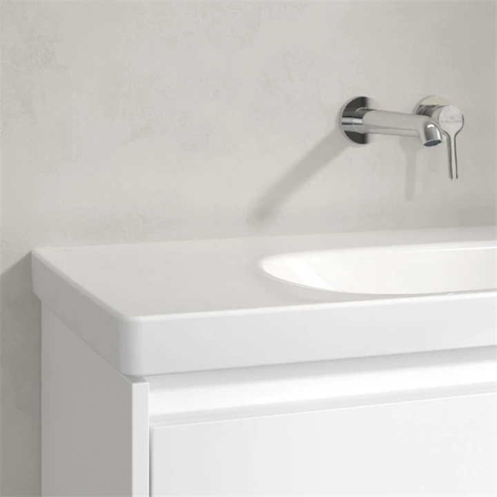 Villeroy and Boch Skyla beépíthető mosdó túlfolyó nélkül, 1000 x 460 mm, Fehér Alpin CeramicPlus 5A51A3R1