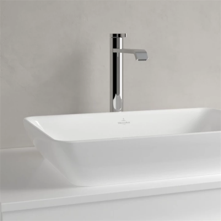 Villeroy and Boch Venticello 55 x 36 cm-es ráültethető mosdó csaplyuk nélkül CeramicPlus felülettel 411355R1 Villeroy and Boch Venticello 55 x 36 cm-es ráültethető mosdó csaplyuk nélkül CeramicPlus felülettel 411355R1