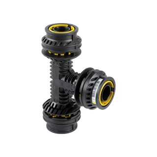 Viega Geopress K gáz T-idom, 40 - 40 - 40 mm (5/4"), SC-Contur-ral, fekete műanyag, 9718G VG-822774