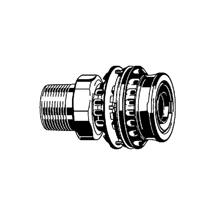 Viega Geopress K gáz csatlakozó idom, egyenes, 40 mm - 5/4", SC-Contur-ral, fekete műanyag-szilíciumbronz, 9711G VG-8218