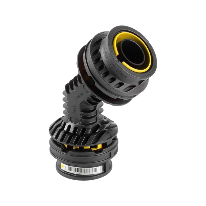 Viega Geopress K gáz ív idom, 45°, 50 mm (6/4"), SC-Contur-ral, fekete műanyag, 9726G VG-821685