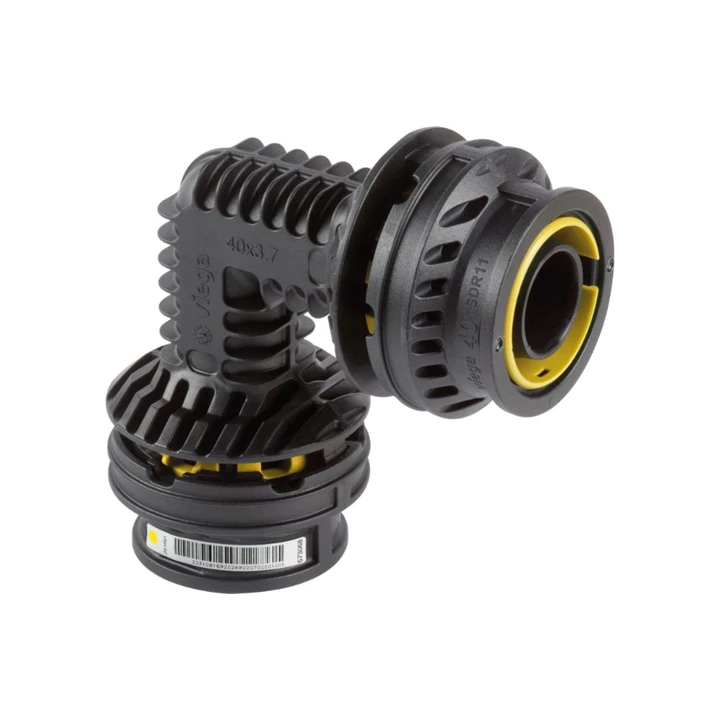 Viega Geopress K gáz könyök idom, 90°, 50 mm (6/4"), SC-Contur-ral, fekete műanyag, 9716G VG-822057