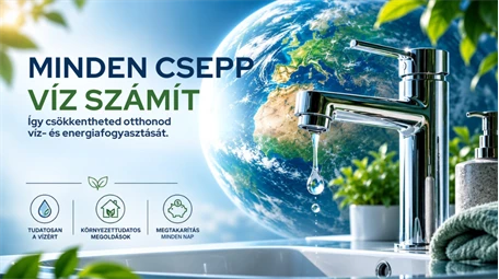 Minden csepp víz számít. Így csökkentheted otthonod víz- és energiafogyasztását (blog)