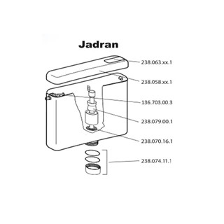 Geberit nyomógomb Jadran falsík előtti öblítőtartályhoz, alpin fehér 238.063.11.1 Geberit nyomógomb Jadran falsík előtti öblítőtartályhoz, alpin fehér 238.063.11.1