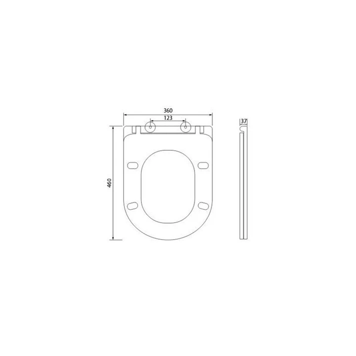 Wellis Clement Slim Soft Close WC ülőke WF00020 Wellis Clement Slim Soft Close WC ülőke WF00020