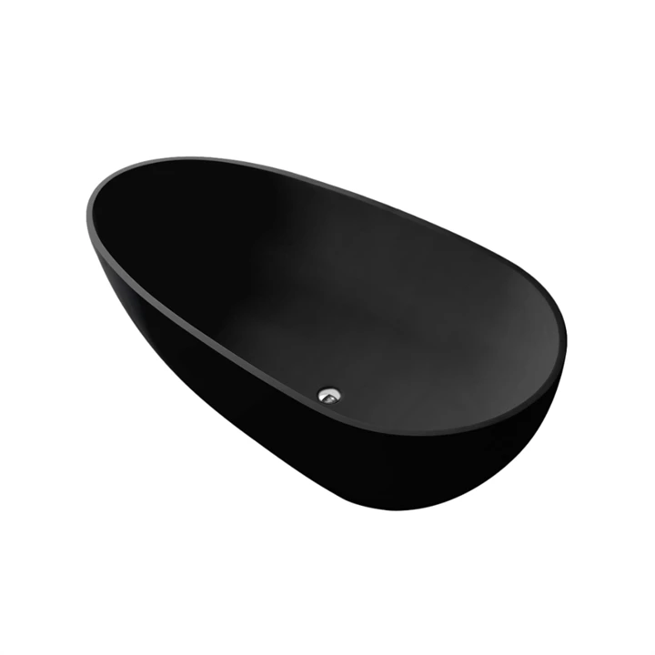 Wellis Soul matt fekete szabadon álló kád 167x85x53, kifutó WK00180