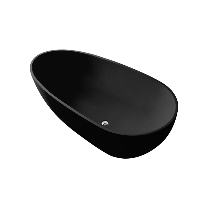 Wellis Soul matt fekete szabadon álló kád 167x85x53, kifutó WK00180