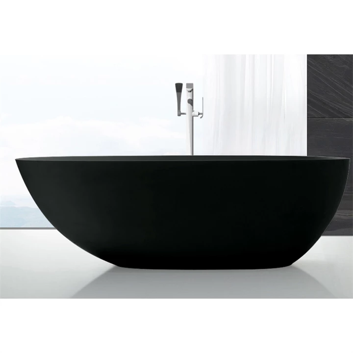 Wellis Soul matt fekete szabadon álló kád 167x85x53, kifutó WK00180