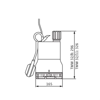 Wilo TMW32/8 merülőmotoros szivattyú 4048413
