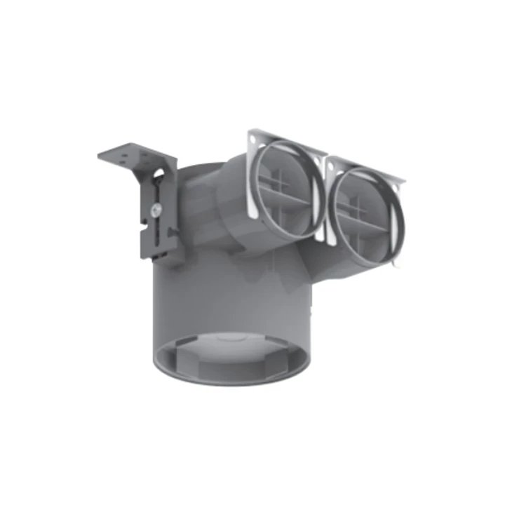 Zehnder Comfos. rácsfogadó elem - TVA-P 75 levegőnyílás ház, Csatlakozási hossz: 64 mm Z-990-326-121