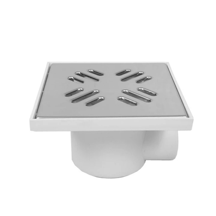 Styron 150x150-es padlószifon, oldalsó O50 mm-es elfolyással, kettős bűzzárral STY-508-3