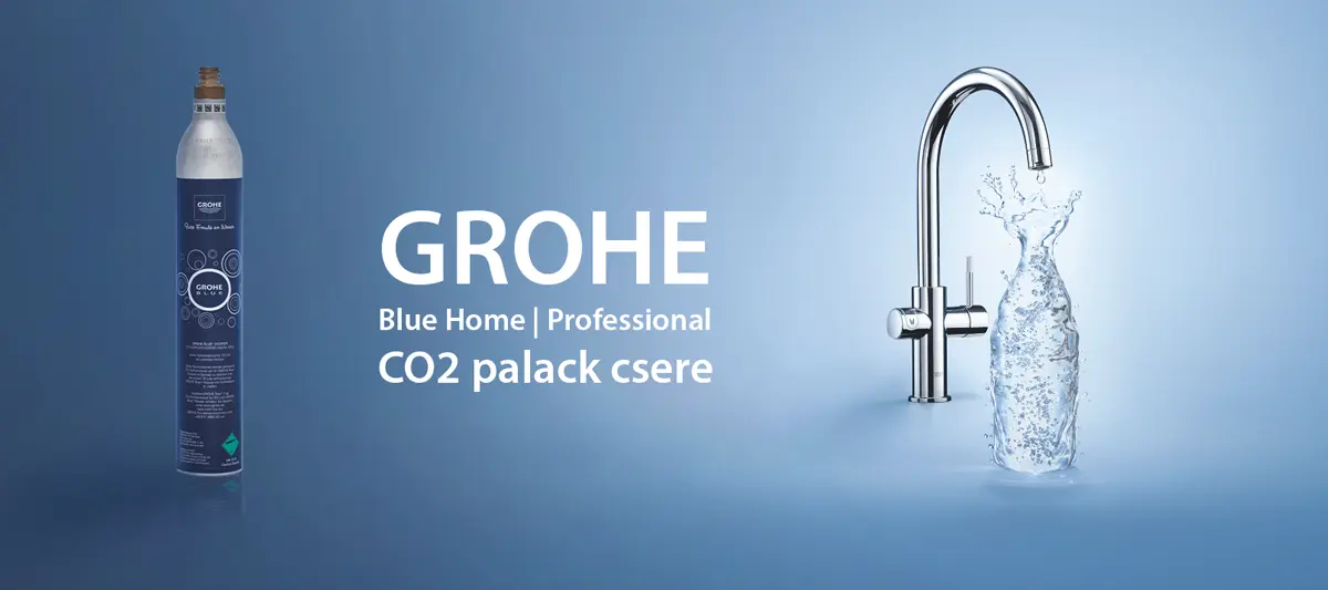grohe blue home co palack csere toltes 