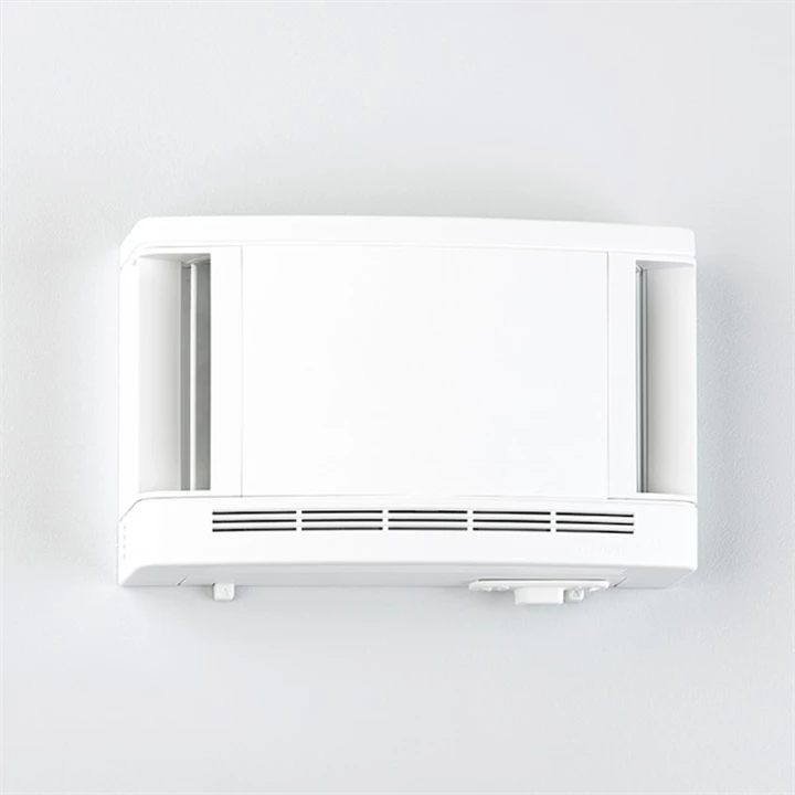 Aereco önszabályozó, növelt léghozamú falátvezetéses légbevezető 40m3/h (10Pa), 80m3/h (40Pa), O100 mm, fehér EFT026 Aereco önszabályozó, növelt léghozamú falátvezetéses légbevezető 40m3/h (10Pa), 80m3/h (40Pa), O100 mm, fehér EFT026