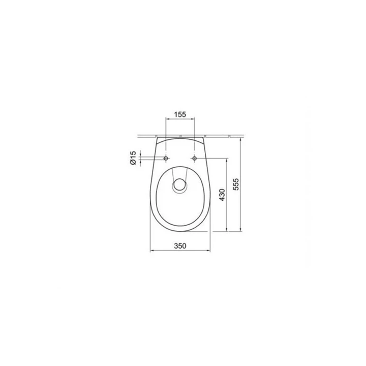 Alföldi Saval 2.0 mélyöblítésű fali wc csésze ALF-4056 59 01 Alföldi Saval 2.0 mélyöblítésű fali wc csésze ALF-4056 59 01