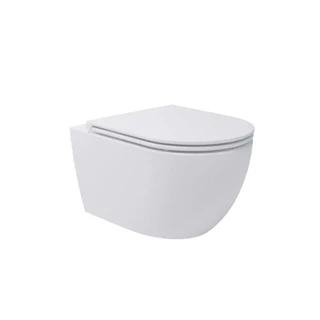 Arezzo design Arizona Vortex Rimless függesztett WC, matt fehér  AR-701MW