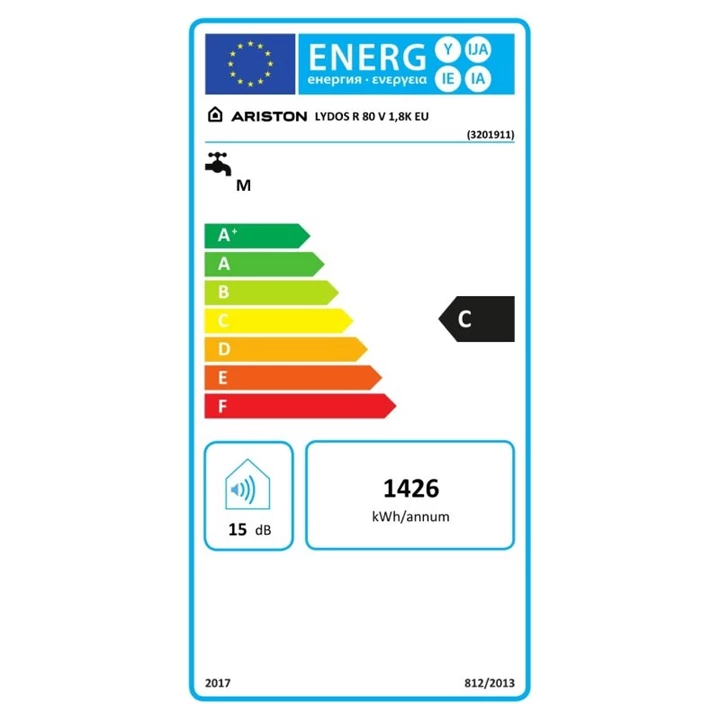 Ariston LYDOS R 80 V 1,8K EU elektromos forróvíztároló 1,8 kW, 80 liter 3201911 Ariston LYDOS R 80 V 1,8K EU elektromos forróvíztároló 1,8 kW, 80 liter 3201911