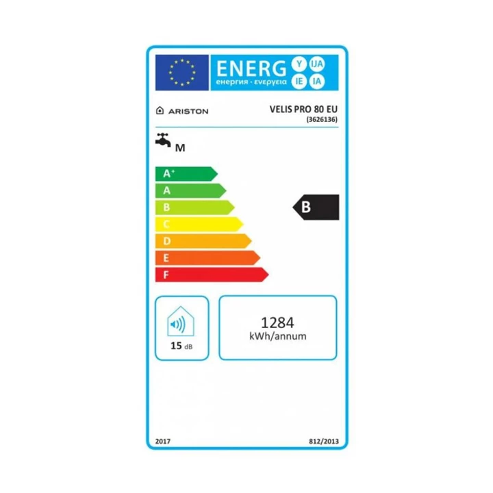 Ariston VELIS PRO 80 EU villanybojler 3626136 Ariston VELIS PRO 80 EU villanybojler 3626136