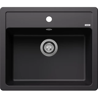 Blanco LEGRA 6 SILGRANIT mosogatótálca, fekete, excenter nélkül, tartozékok nélkül 526084