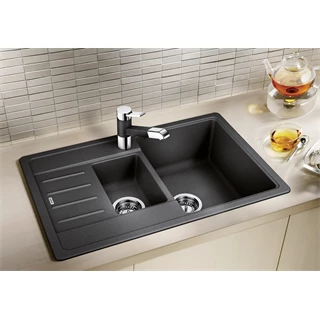 Blanco LEGRA 6 S COMPACT silgranit mosogatótálca, fekete, tartozék nélkül, excenter nélkül 526085 Blanco LEGRA 6 S COMPACT silgranit mosogatótálca, fekete, tartozék nélkül, excenter nélkül 526085